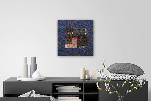 "No Direction Home," original art, 14" x 14"