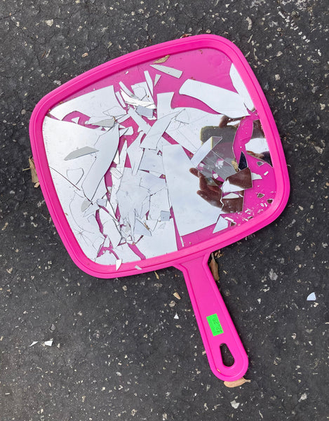 "Mirror Mirror," original collage, 12.5" x 9"