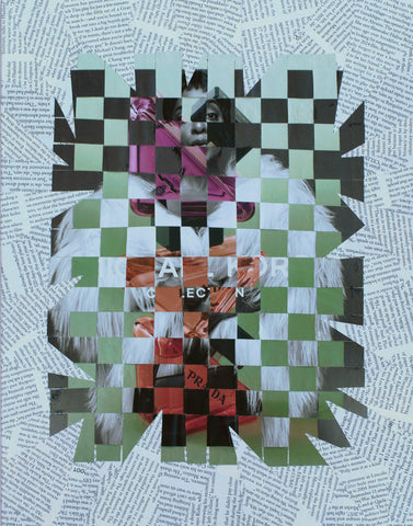 "Heaven Scent," original collage, 14" x 11"