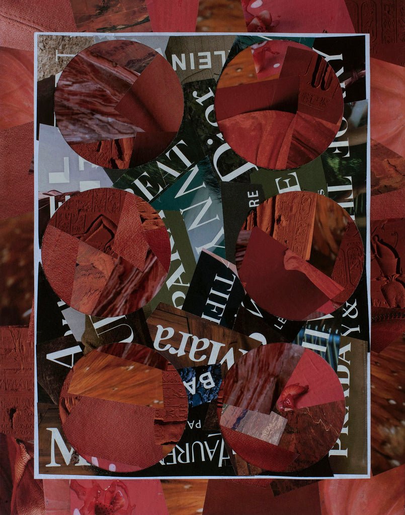 "Full Bleed," original collage, 14" x 11"