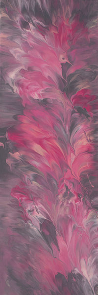 "Perennial," original painting, 36" x 12"