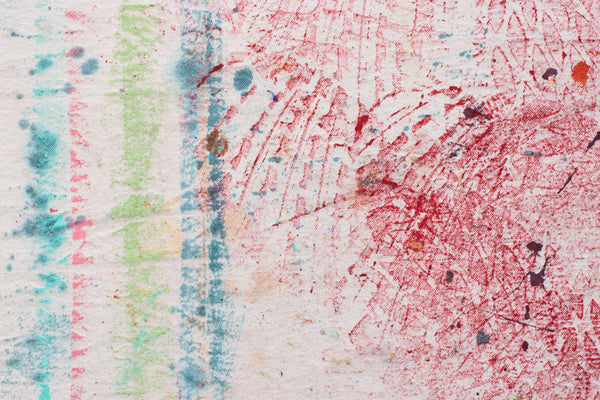 "Blue Stripes," original painting, 36" x 24"