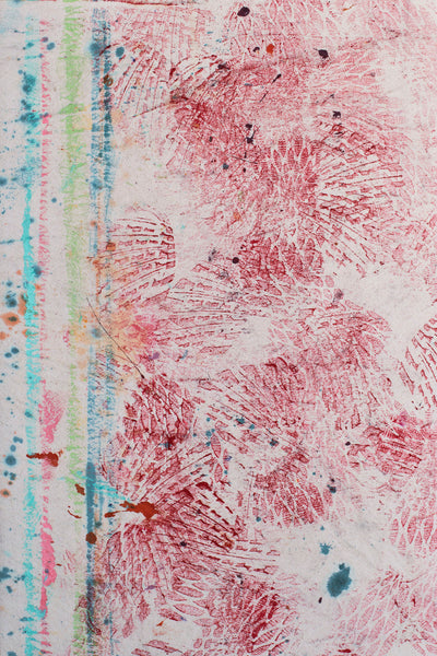 "Blue Stripes," original painting, 36" x 24"