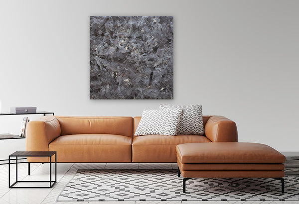 "Smoke and Mirrors" original painting, 36" x 36"