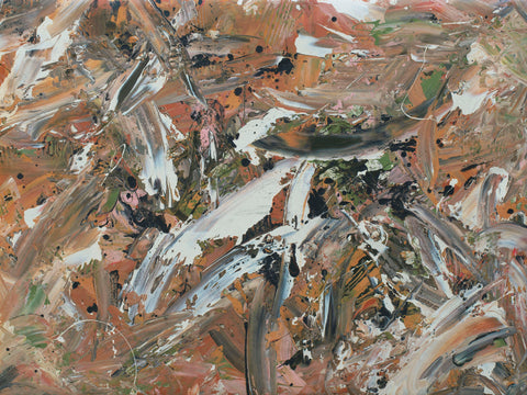 "Dancing with the Devil" original painting, 36" x 48"