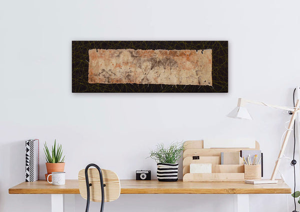 "Perfection," original art, 12" x 36"