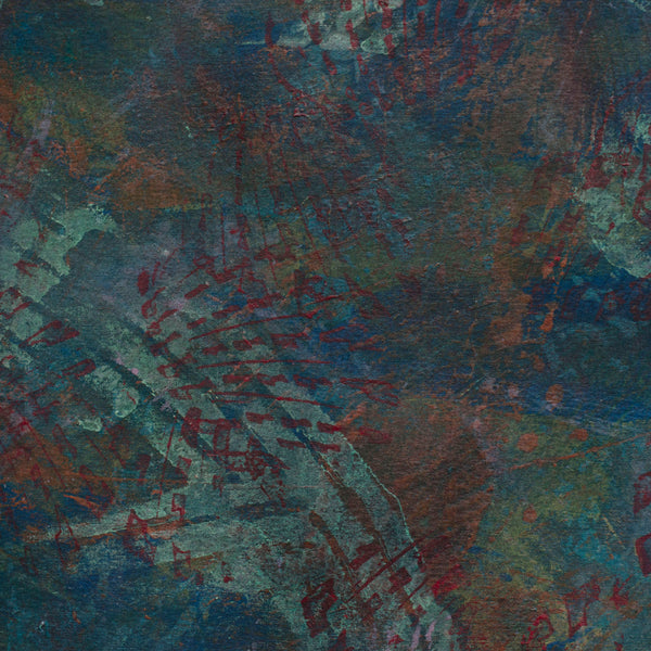 "Submerged," original painting, 36" x 48"