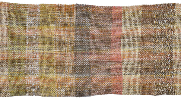 Handwoven Scarf, "Earth Mother," 8.5 x 73 inches