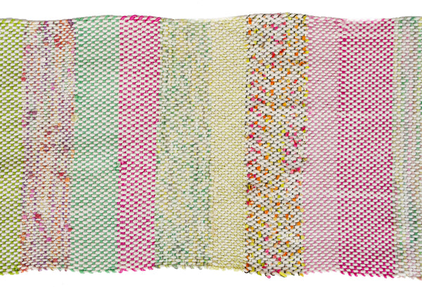 Handwoven Scarf, "Vintage Rose," 8.5" x 74"