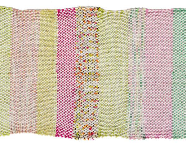 Handwoven Scarf, "Vintage Rose," 8.5" x 74"