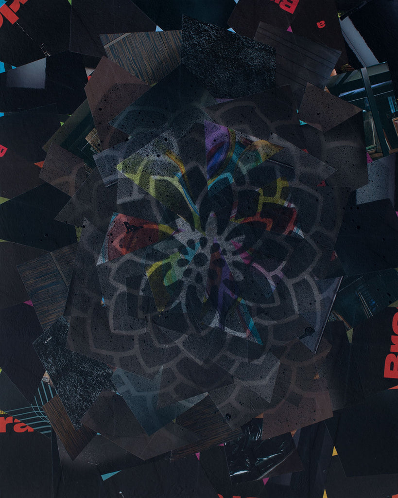 "Shelter in Place," original collage, 20" x 16"