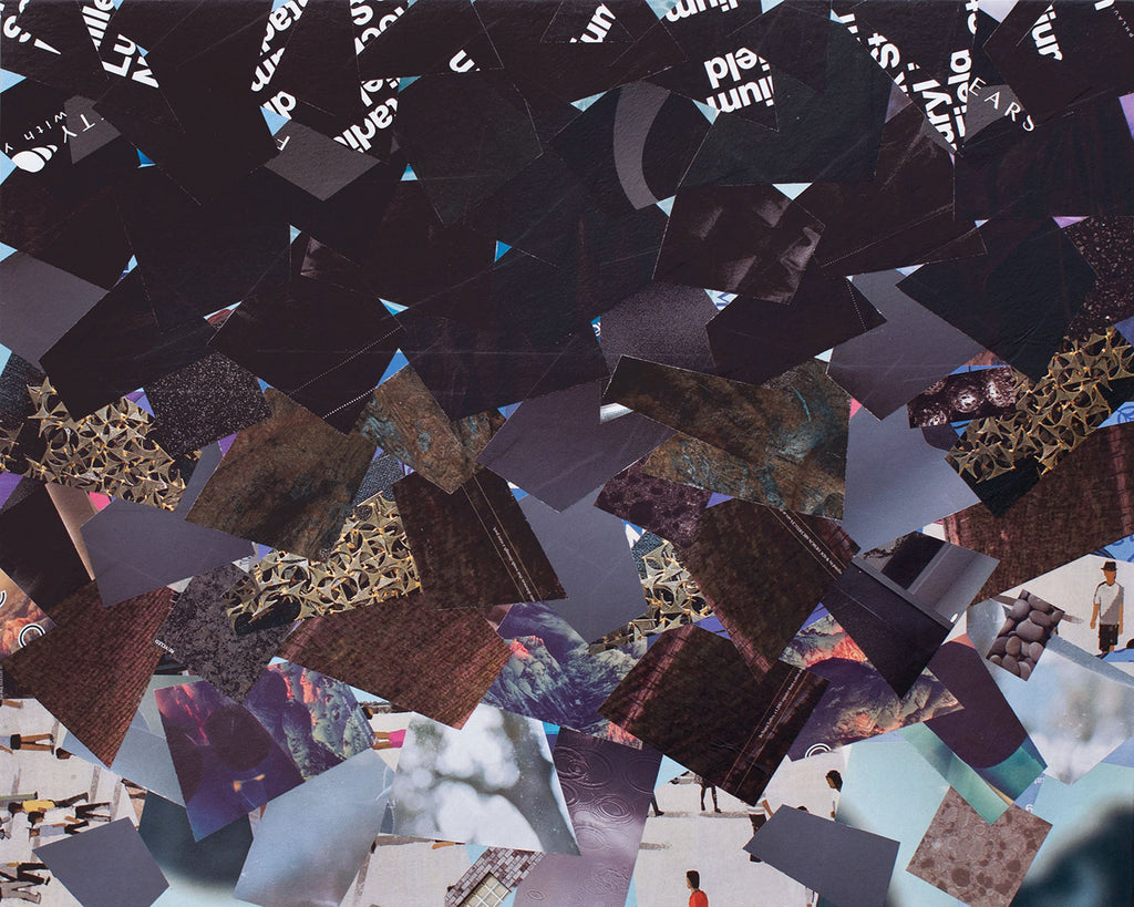 "At a Loss," original collage, 16" x 20"