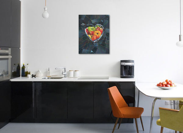 Cassandra Tondro, "Summer Bounty," collage art