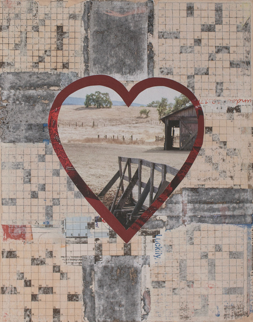 Cassandra Tondro, "Crossroads," collage art