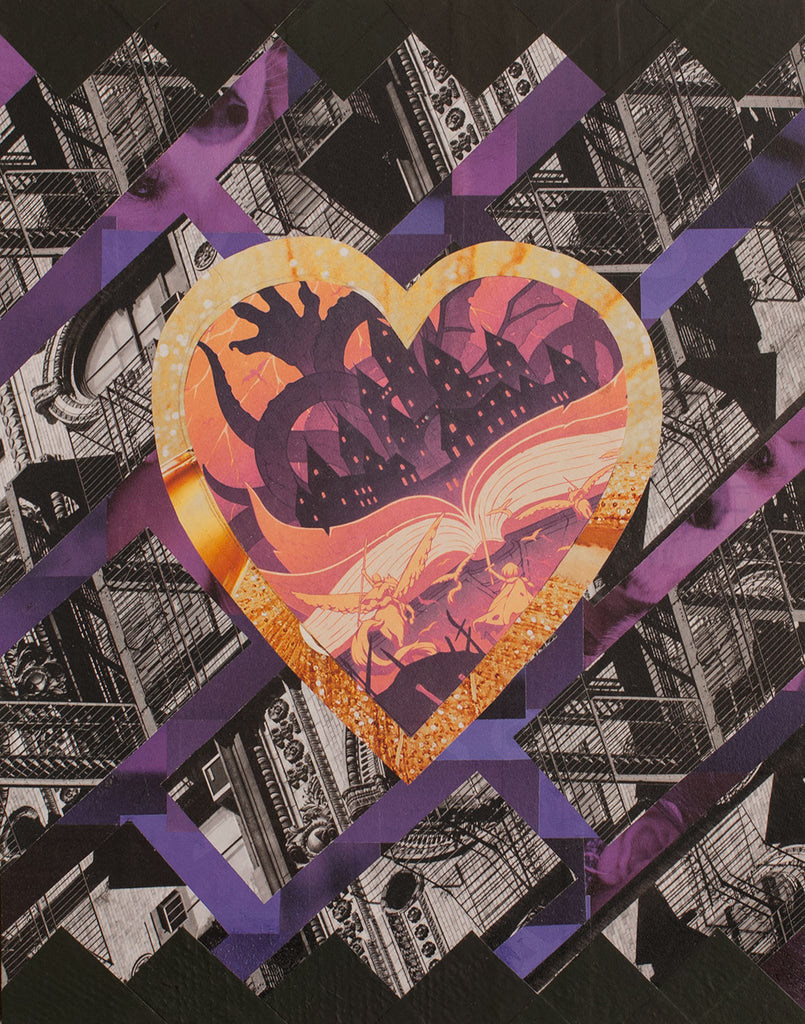 Cassandra Tondro, "American Gothic," collage art