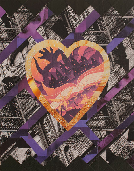 Cassandra Tondro, "American Gothic," collage art