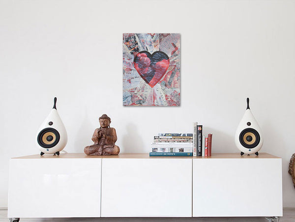 Cassandra Tondro, "Passion" collage art