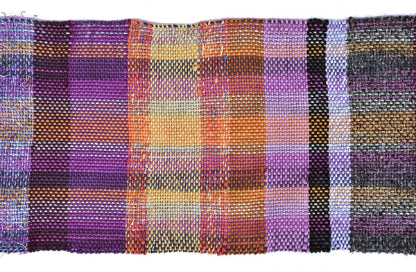 Handwoven Scarf, "Dawn," 8.5 x 71 inches